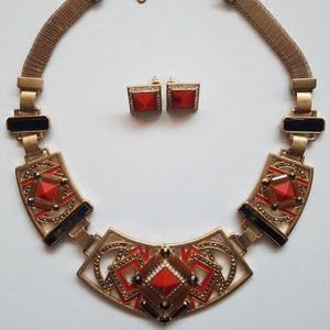 Statement Necklace and Earring  Set